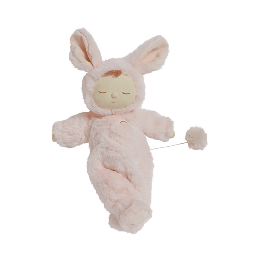 Olli Ella Lullaby Cozy Dinkum Bunny Moppet Pink