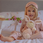 Olli Ella Lullaby Cozy Dinkum Bunny Moppet Pink