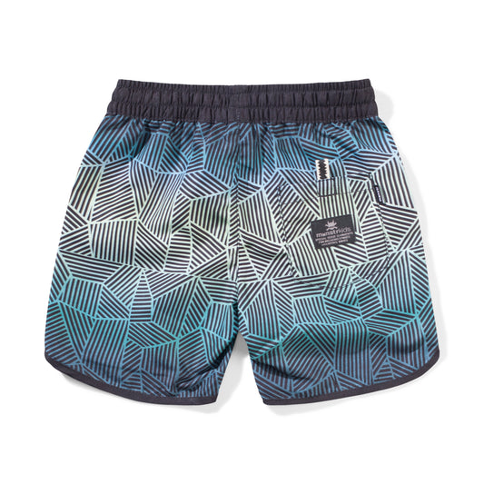 Munster Kids Wavebuoys Boardshort Teal Stripe