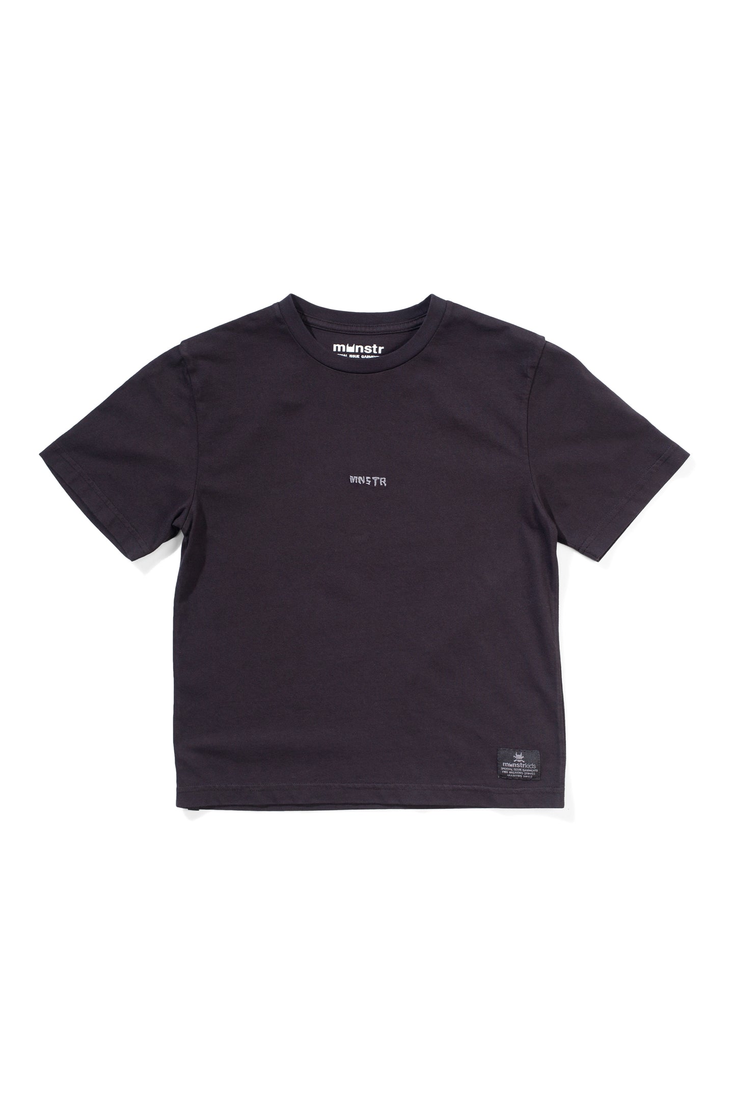 Munster Kids Box Logo tee Box Fit Black