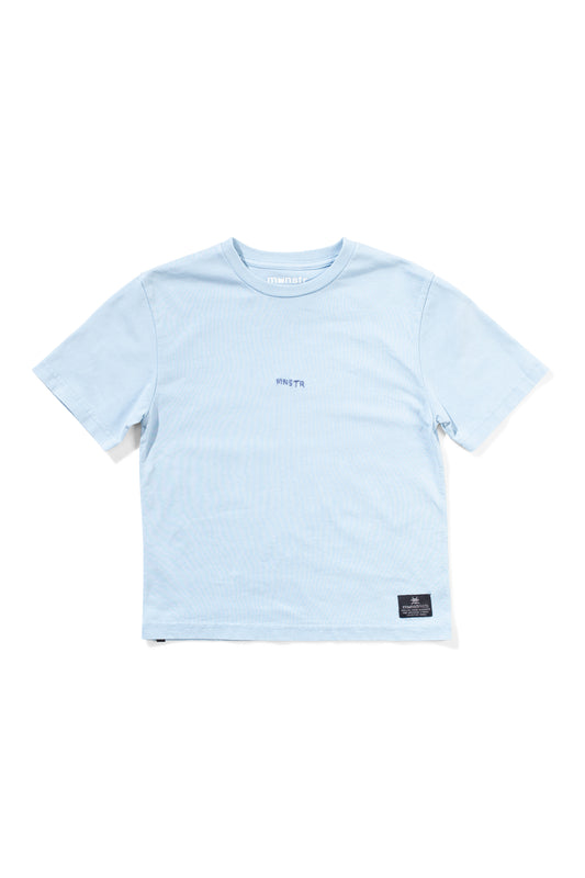 Munster Kids Box Logo tee Box Fit Sky Blue