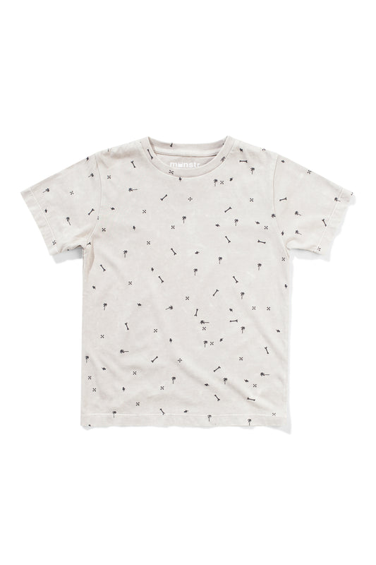 Munster Kids Confetti Tee Mineral Grey