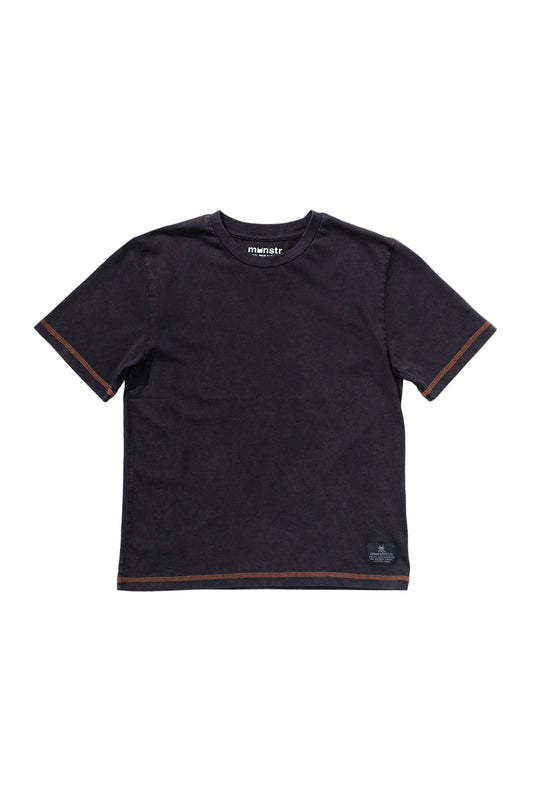 Munster Kids Coverbox Tee Mineral Black