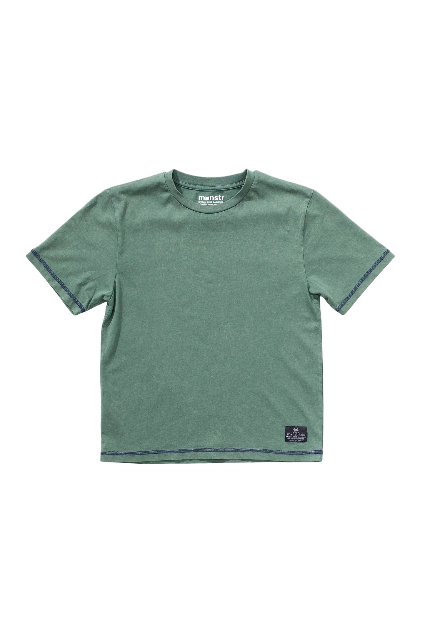Munster Kids Coverbox Tee Mineral Green