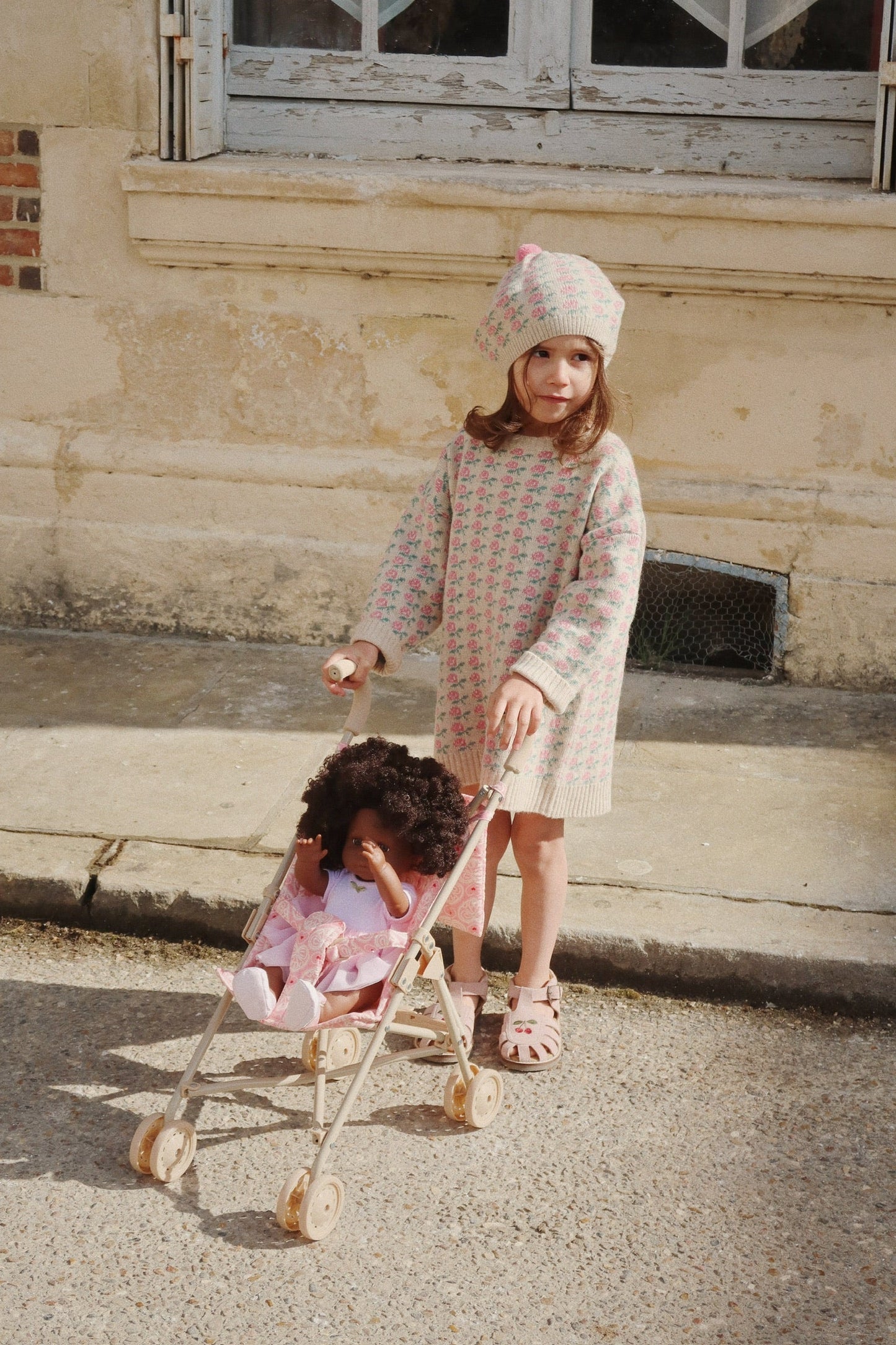 Konges Sløjd Doll Stroller Lacy Pink