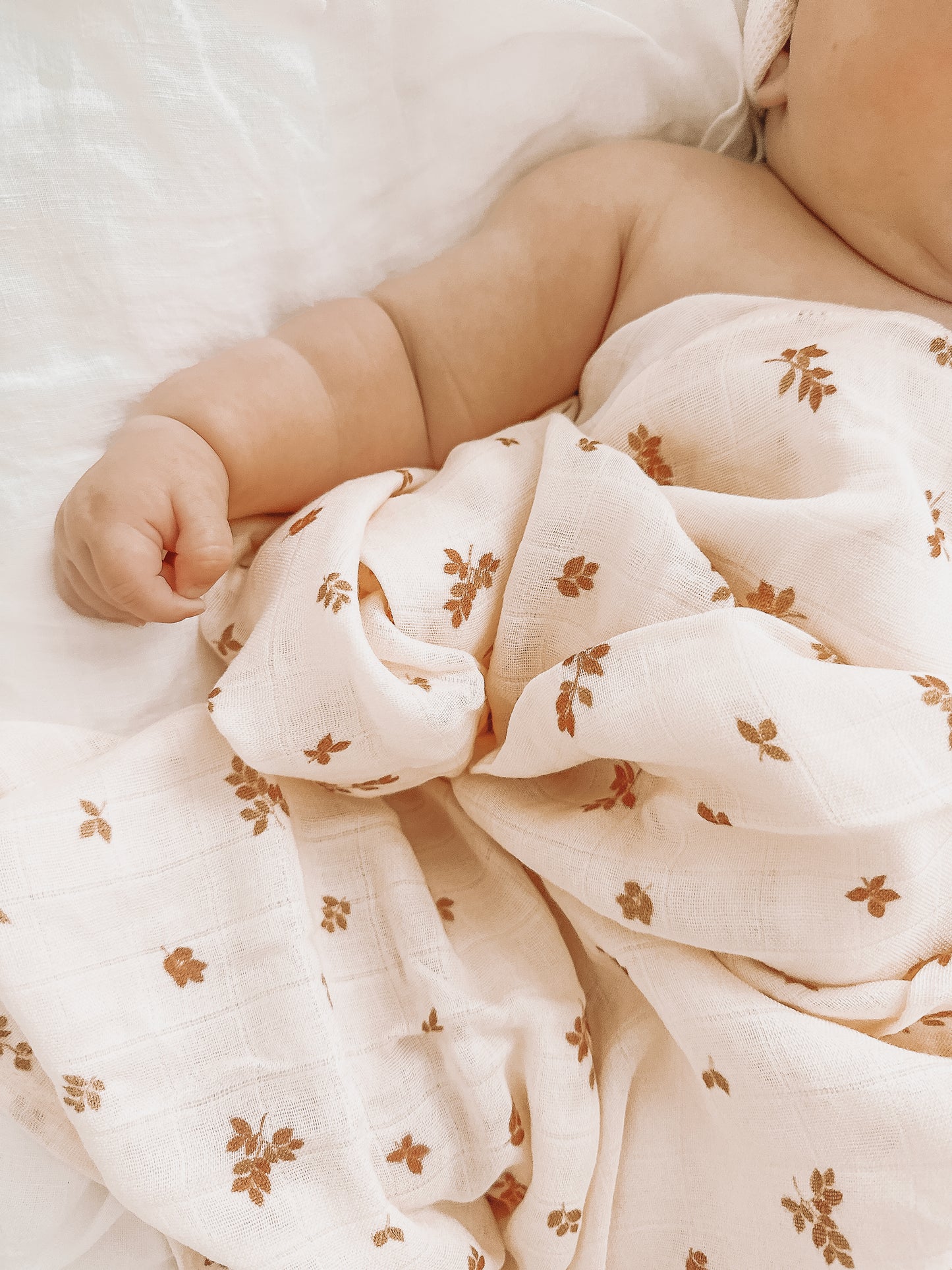 Fox & Fallow Organic Muslin Wrap Swaddle Birch