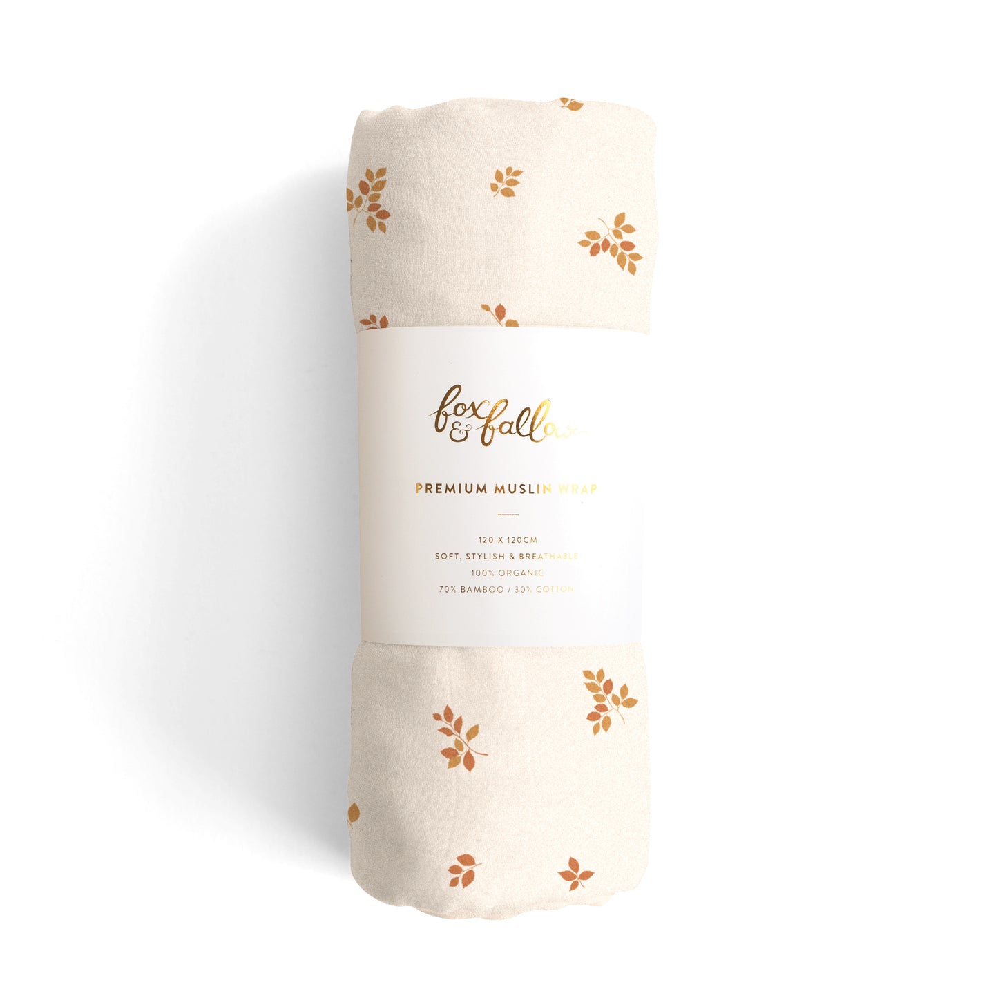 Fox & Fallow Organic Muslin Wrap Swaddle Birch