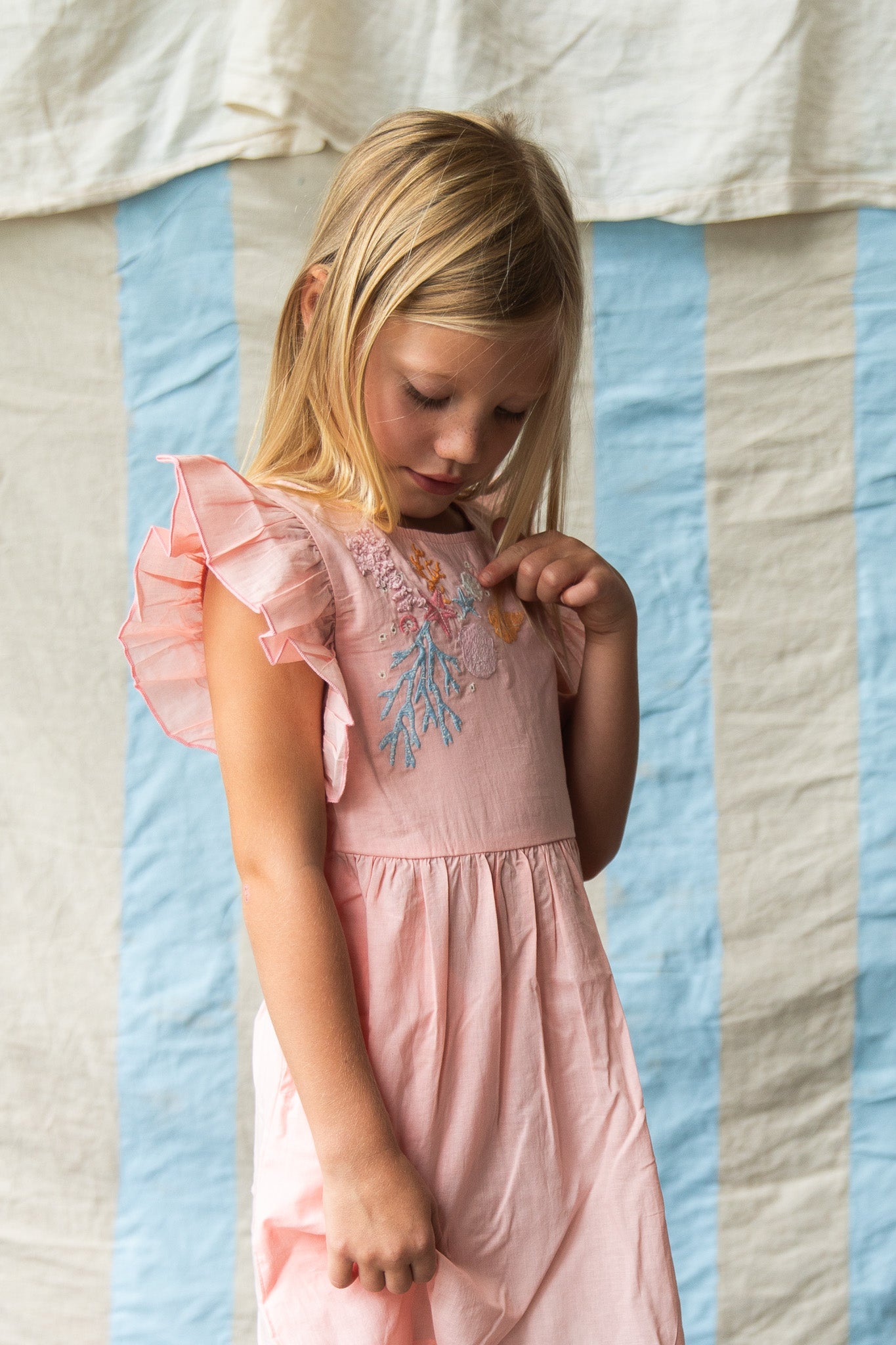 Pearson & Pearson Madelyn Dress Pink Coral