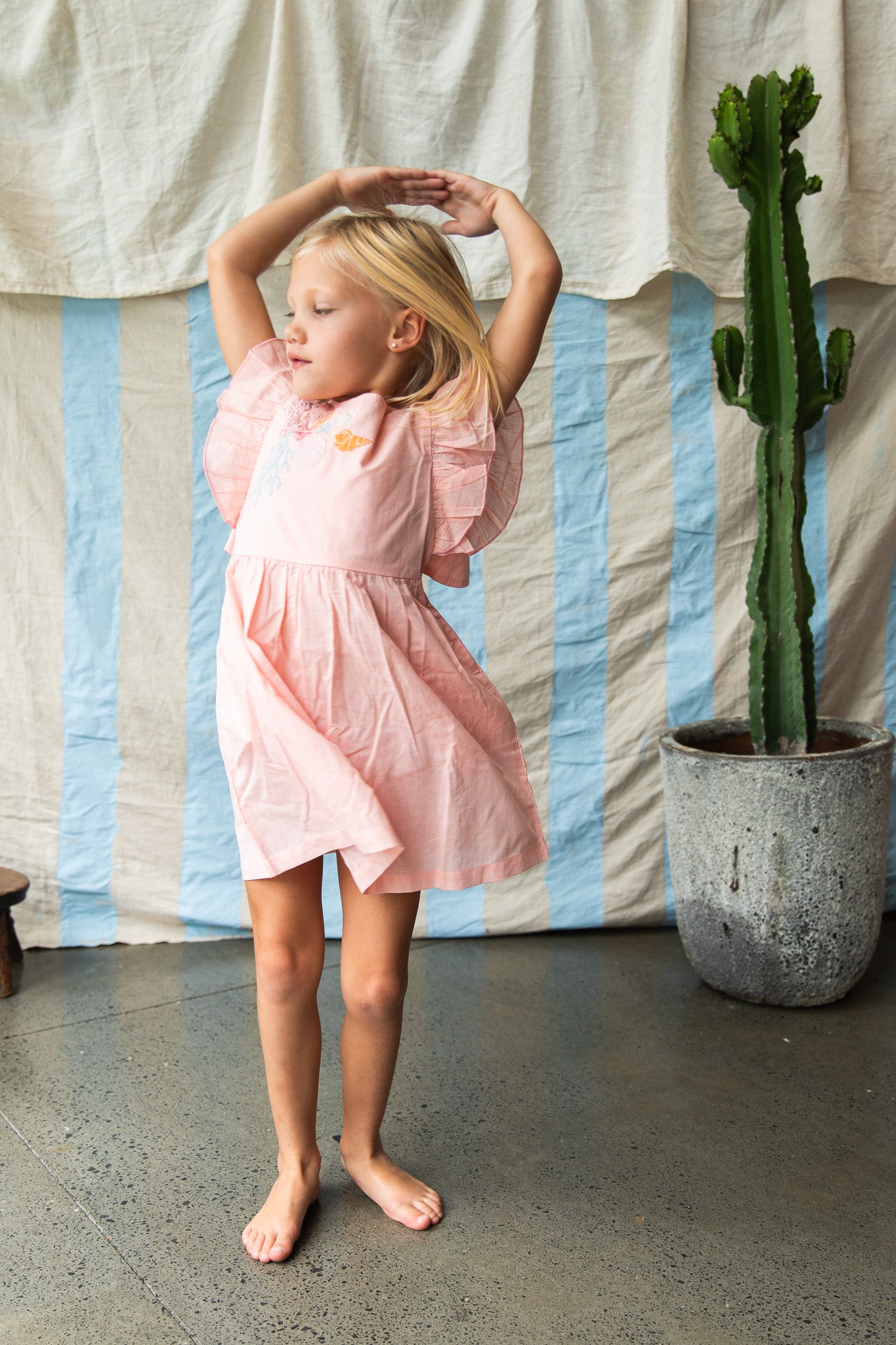 Pearson & Pearson Madelyn Dress Pink Coral