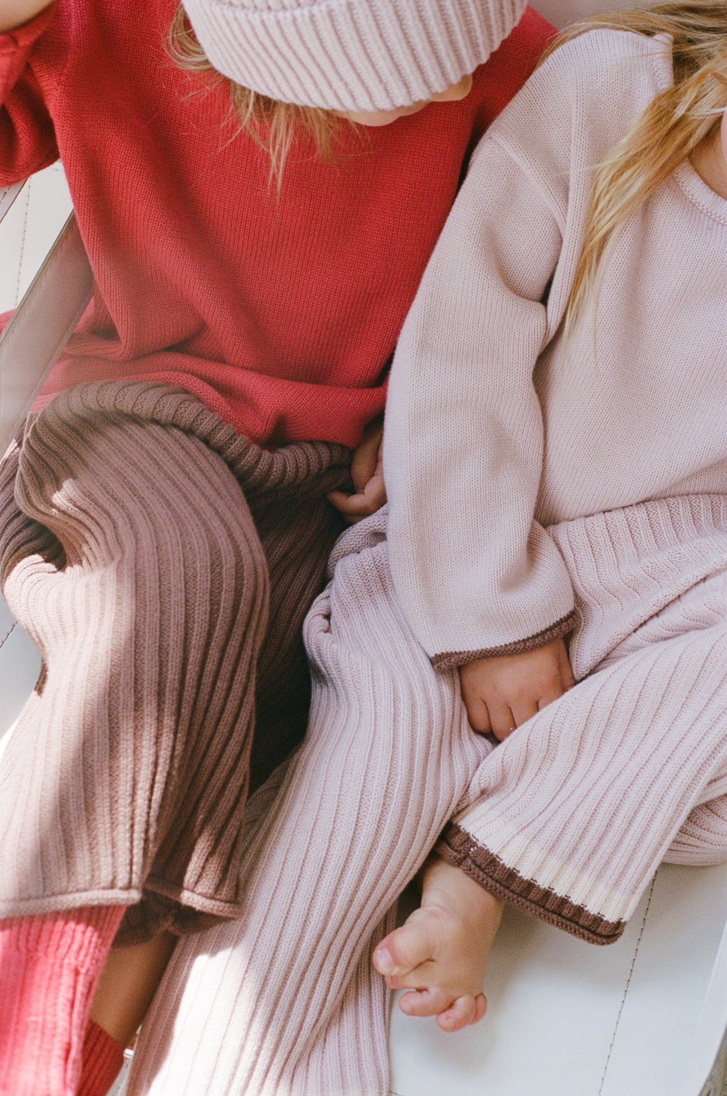Illoura The Label Essential Knit Pants Dusty Pink