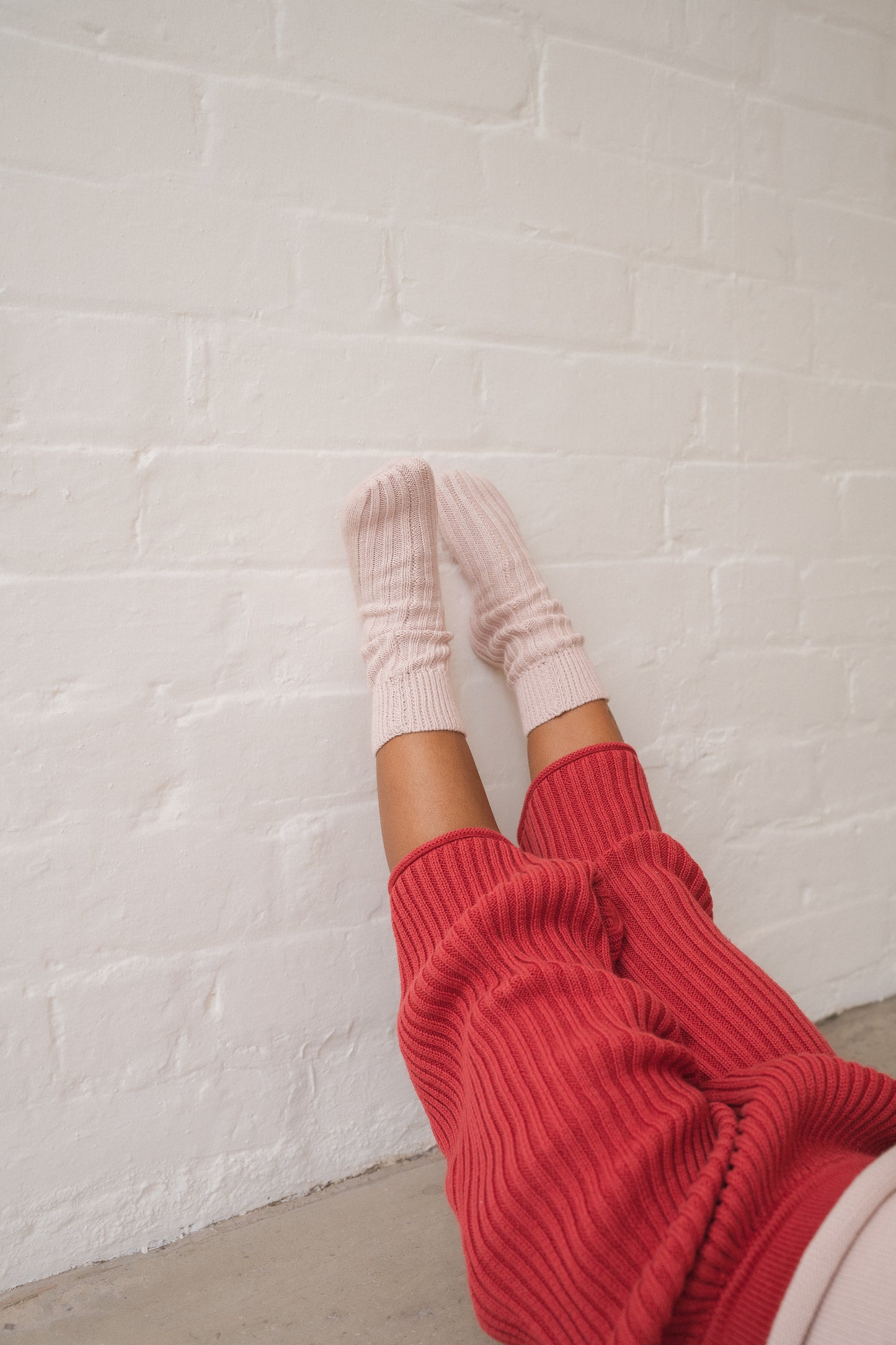 Illoura The Label Essential Knit Pants Chilli