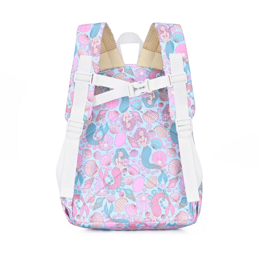Kinnder Mini Toddler/Daycare Backpack Mermaid Aqua