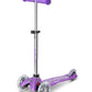 Micro Scooters Mini Micro Deluxe Purple Glitter LED 3 Wheel Scooter