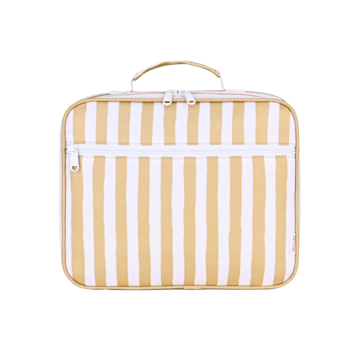 Kinnder Mini Insulated Lunch Bag Mustard Stripe