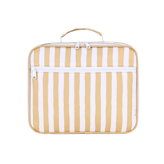 Kinnder Mini Insulated Lunch Bag Mustard Stripe