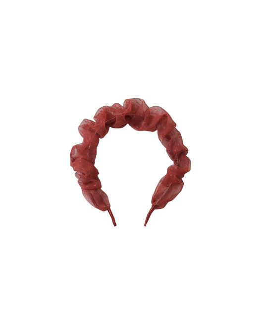Noralee Gathered Headband Ruby