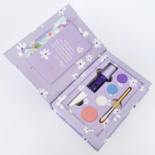 No Nasties Nancy Natural Deluxe Pretty Play Kids Makeup Box Purple