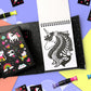 Tiger Tribe Neon Colouring Set Unicorns and Friends