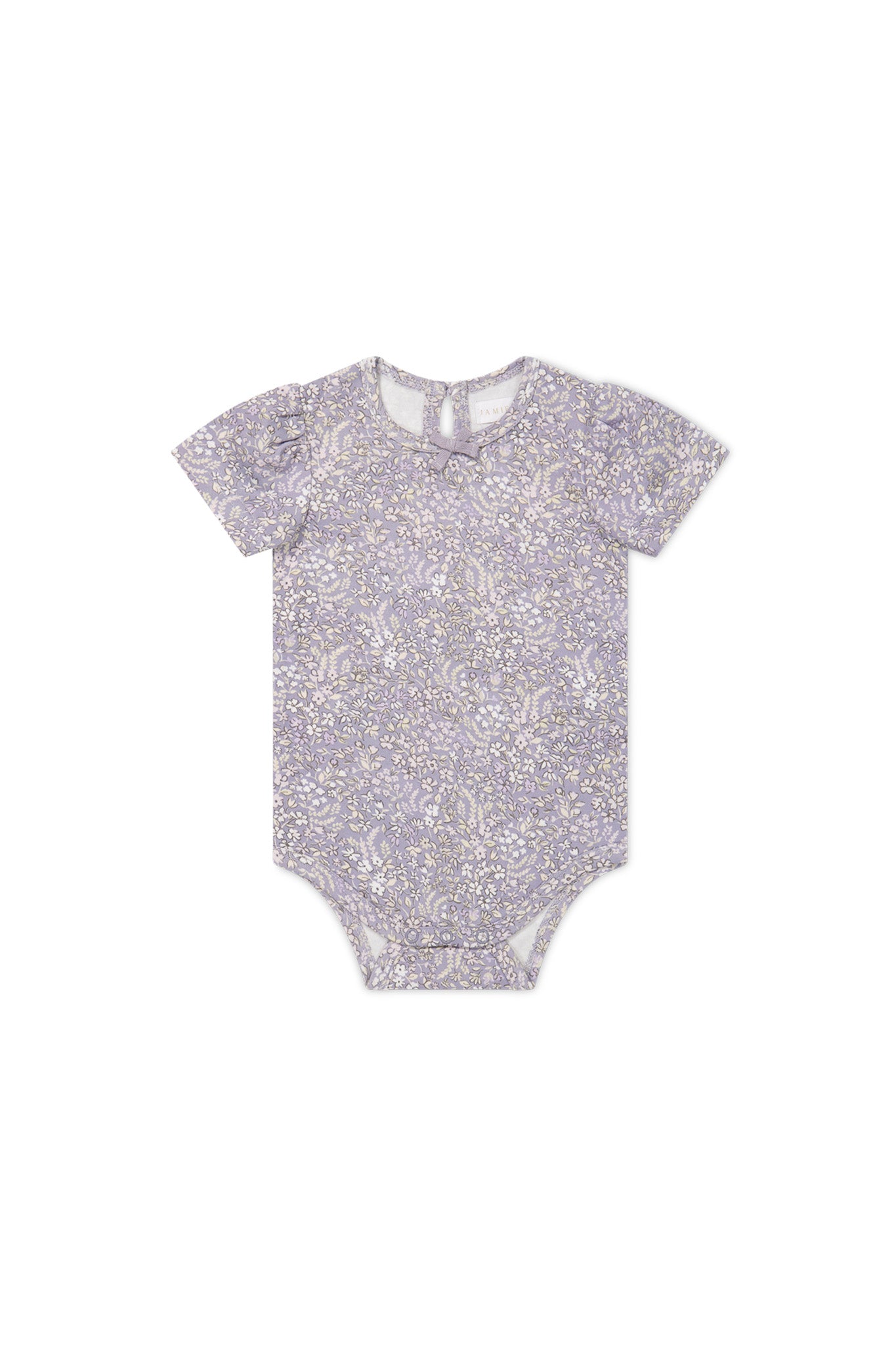 Jamie Kay Organic Cotton Cap Sleeve Bodysuit April Lilac