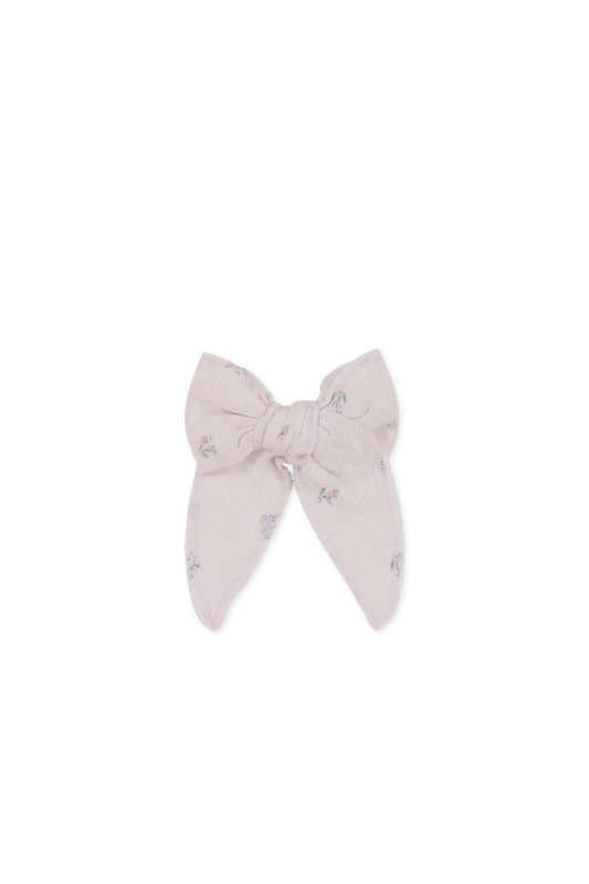 Jamie Kay Organic Cotton Bow Meredith Violet