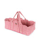 Konges Sløjd Doll Carry Cot Bubblegum Check