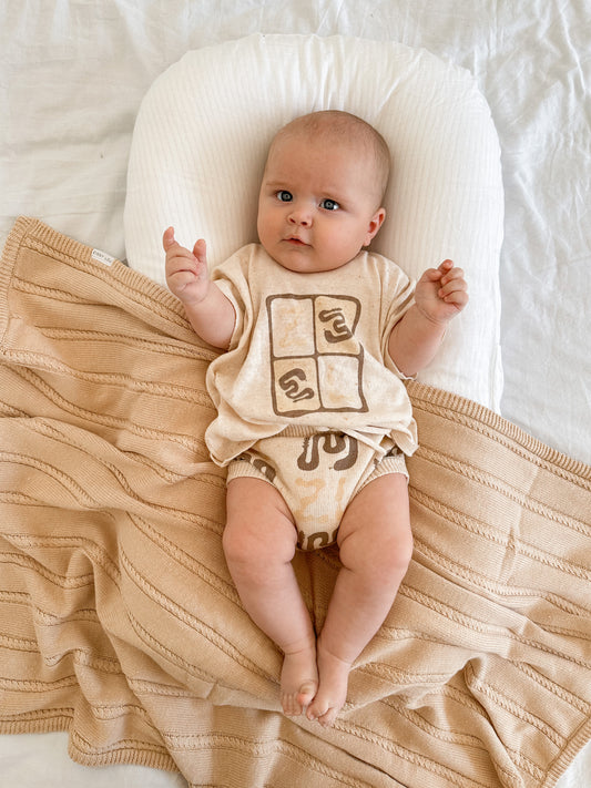 Ziggy Lou Blanket Sand Fleck