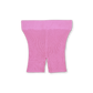 Grown Organic Ribbed Essential Bike Shorts - Floss