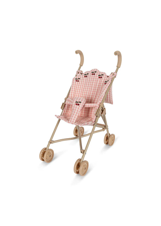 Konges Sløjd Doll Stroller Powder Pink Check