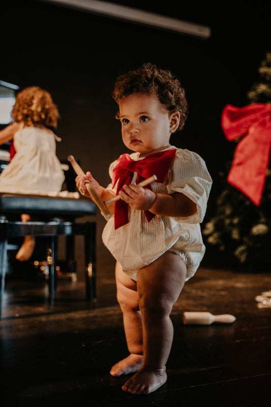 Pearson & Pearson Pudding Romper Custard