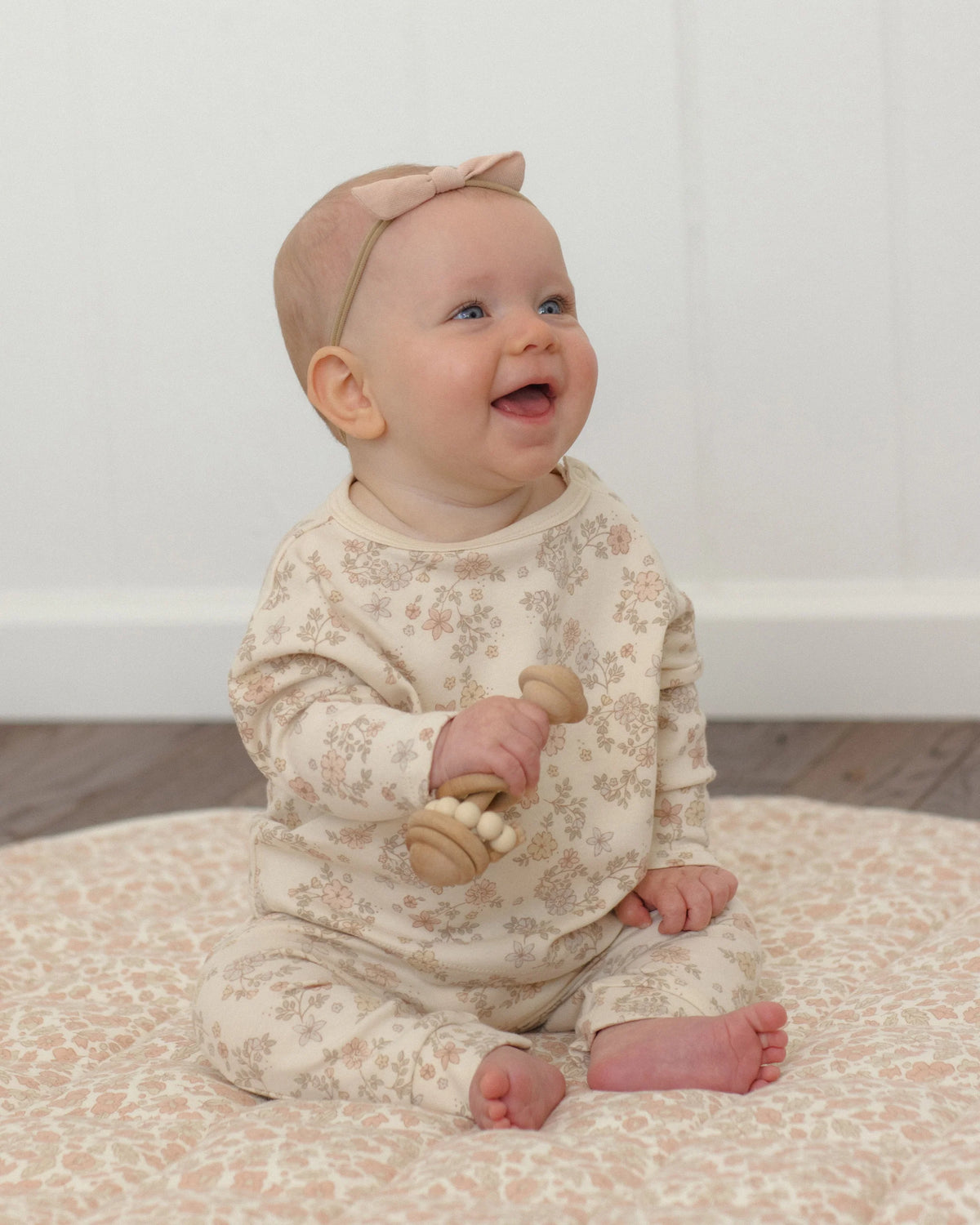 Quincy Mae Little Knot Headband Dusty Rose