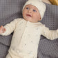 Quincy Mae Ribbed Baby Jumpsuit Celestial