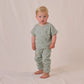 Quincy Mae Jersey Tee and Pant Set Dino Sage