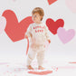 Quincy Mae Relaxed Fleece Sweatpant Cupid