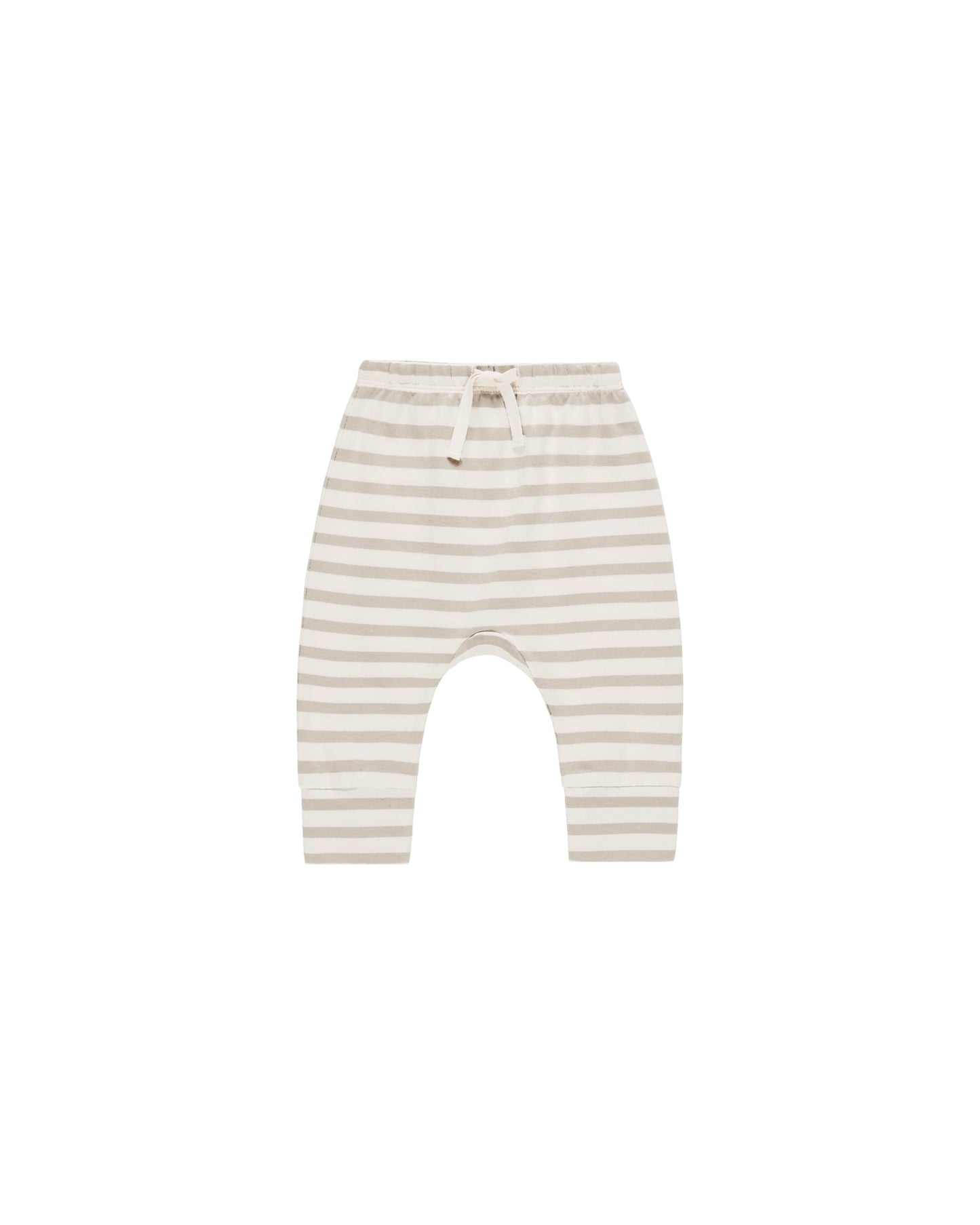 Quincy Mae Drawstring Pant Grey Stripe