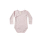 Quincy Mae Side Snap Bodysuit Lilac Ditsy
