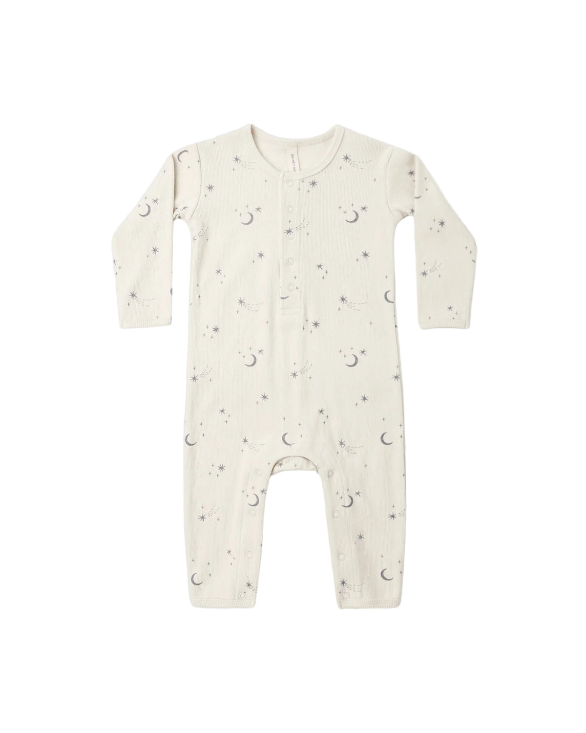 Quincy Mae Ribbed Baby Jumpsuit Celestial