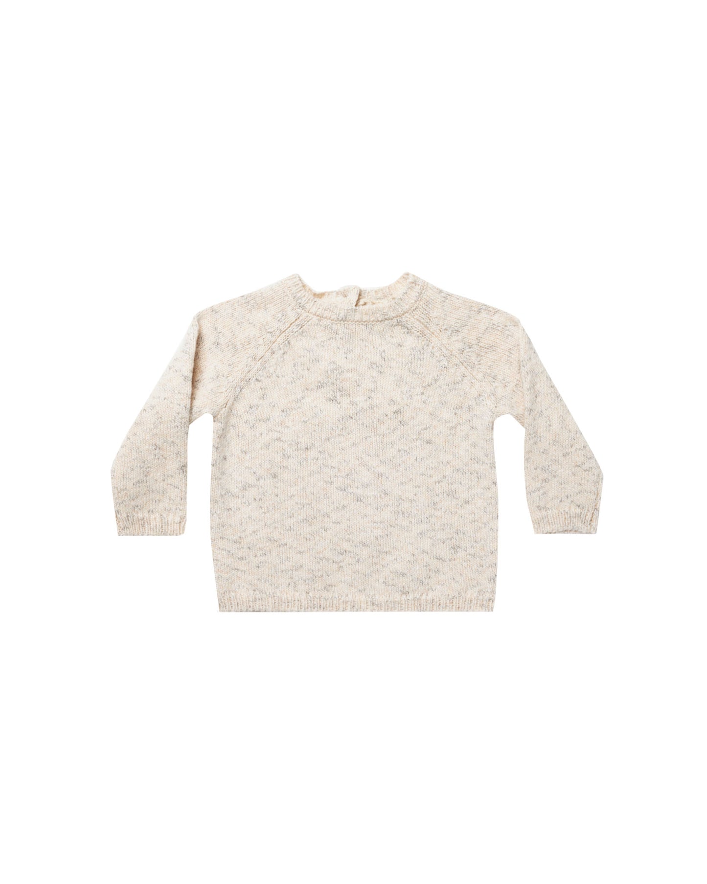 Quincy Mae Speckled Knit Sweater Natural Speckled