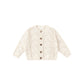 Quincy Mae Knit Cardigan Natural