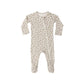 Quincy Mae Bamboo Zip Footie Wildflower