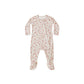 Quincy Mae Bamboo Zip Footie Bloom