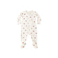 Quincy Mae Bamboo Zip Footie Pumpkins