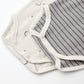 Quincy Mae Ribbed Bodysuit 2 Pack Slate Microstripe / Celestial