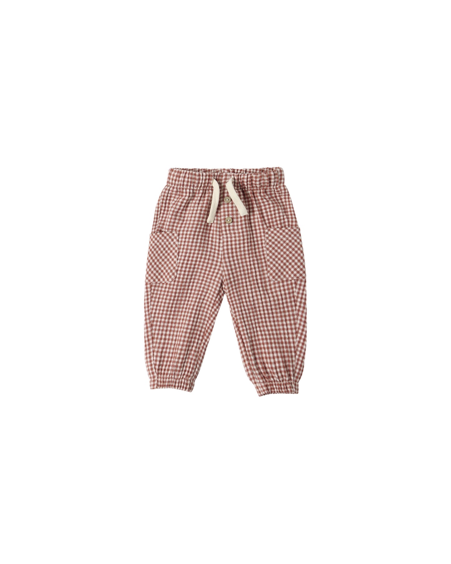 Quincy Mae Luca Pant Red Gingham