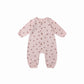 Quincy Mae Waffle Long Sleeve Jumpsuit Hearts