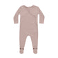 Quincy Mae Pointelle Wrap Footie Mauve