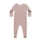 Quincy Mae Pointelle Wrap Footie Mauve