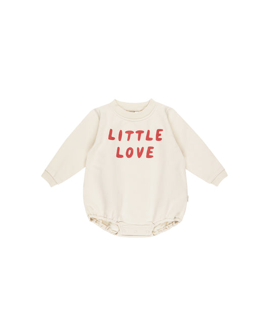 Quincy Mae Crewneck Bubble Romper Little Love