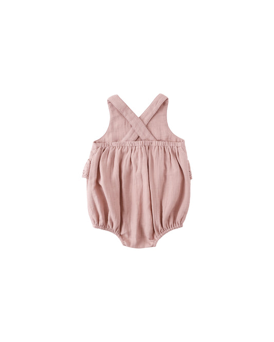 Quincy Mae Penny Romper Mauve