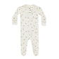 Quincy Mae Zip Longsleeve Sleeper Footie Doves