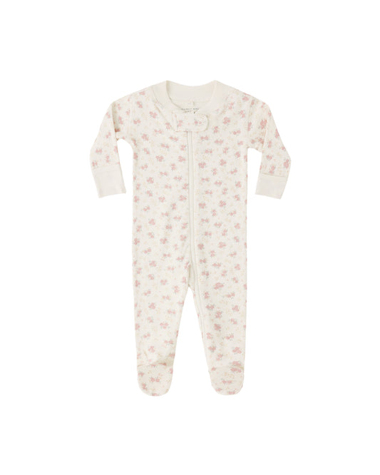 Quincy Mae Long Sleeve Sleeper Flower Field